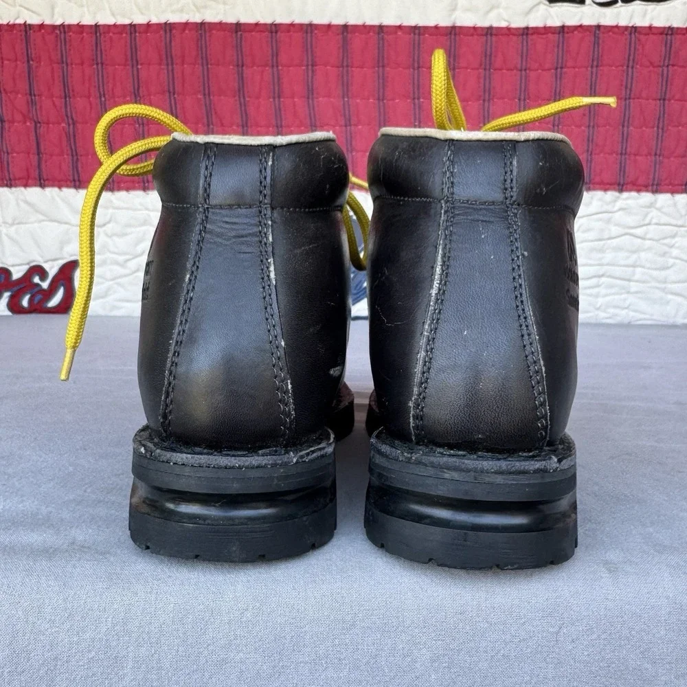 Size 6.5 Vibram Asolo‎ Sport Snowpine Leather Boots 5507 Snow Ski X-Country Mens